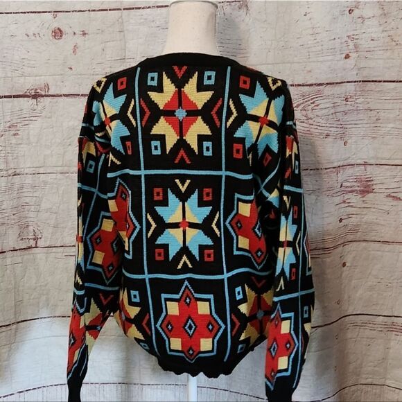 1980's Tyrolia by Head 80's Crosby Wool Blend Ski Sweater Size Medium - Picture 2 of 5